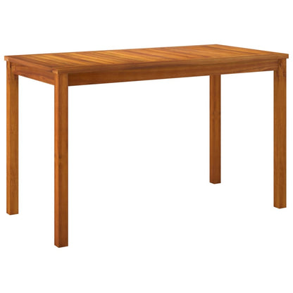 Mesa De Jardín Madera Maciza De Acacia 110X55X67 Cm
