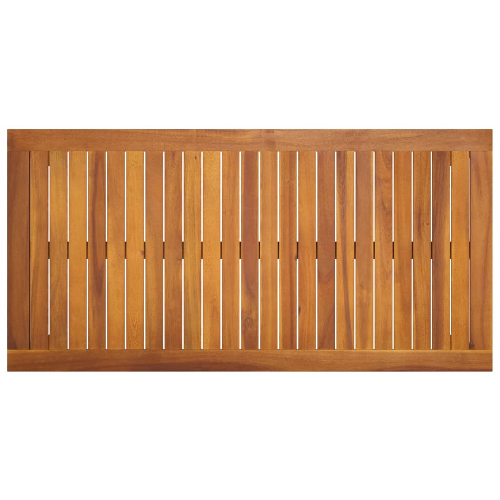 Mesa De Jardín Madera Maciza De Acacia 110X55X67 Cm
