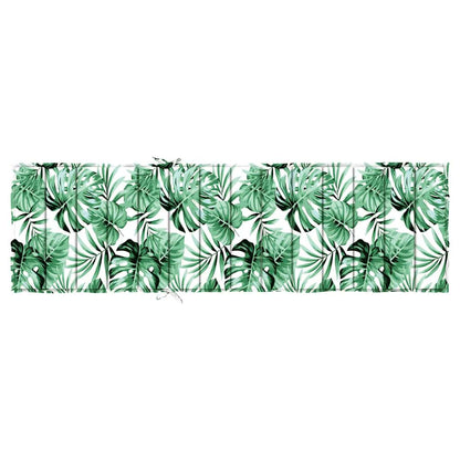 Cojín De Tumbona Patrón De Hoja 200 X 70 X 3 Cm Tela Oxford
