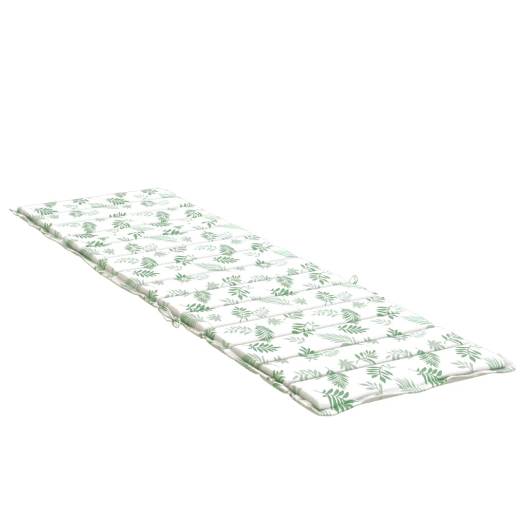Cojín De Tumbona Tela Oxford Estampado De Hojas