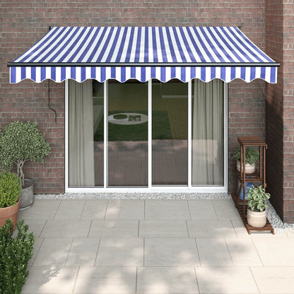 Toldo Retráctil Aluminio Y Tela Gris Antracita