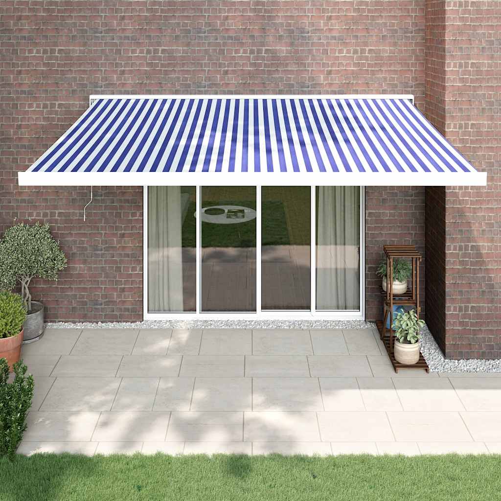 Toldo Retráctil Aluminio Y Tela Gris 3X2,5 M
