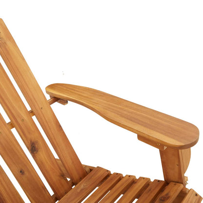 Banco De Jardín Adirondack Con Cojines Madera De Acacia 126 Cm