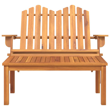 Juego De Muebles De Jardín Adirondack 2 Piezas Madera Acacia