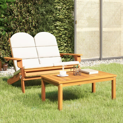 Juego De Muebles De Jardín Adirondack 2 Piezas Madera Acacia