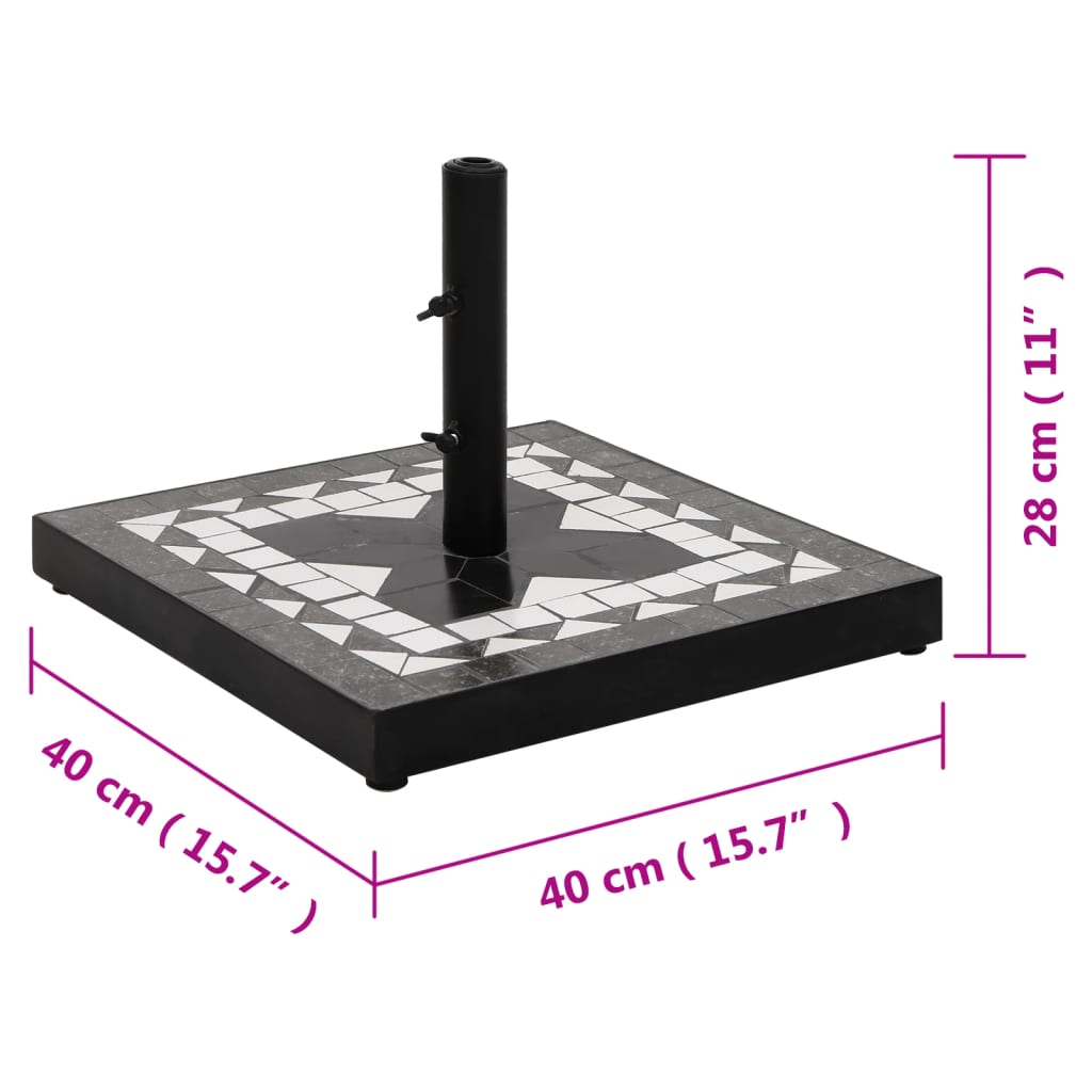 Base De Sombrilla Cuadrada 12 Kg