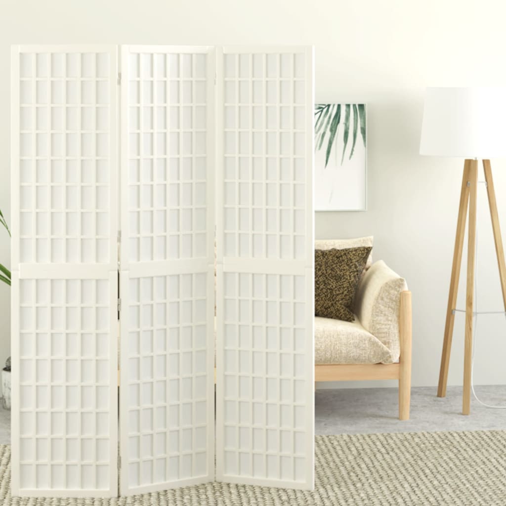 Biombo Plegable Con 3 Paneles Estilo Japonés