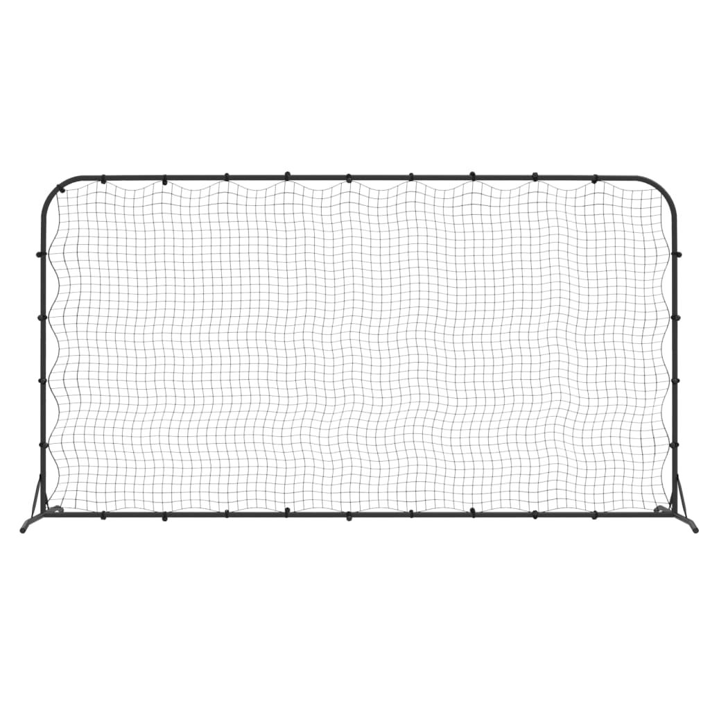 Red De Rebote De Fútbol Hdpe Negrp 366X90X183 Cm