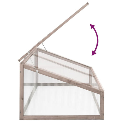 Invernadero Madera De Abeto 110X56X39 Cm