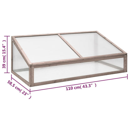 Invernadero Madera De Abeto 110X56X39 Cm