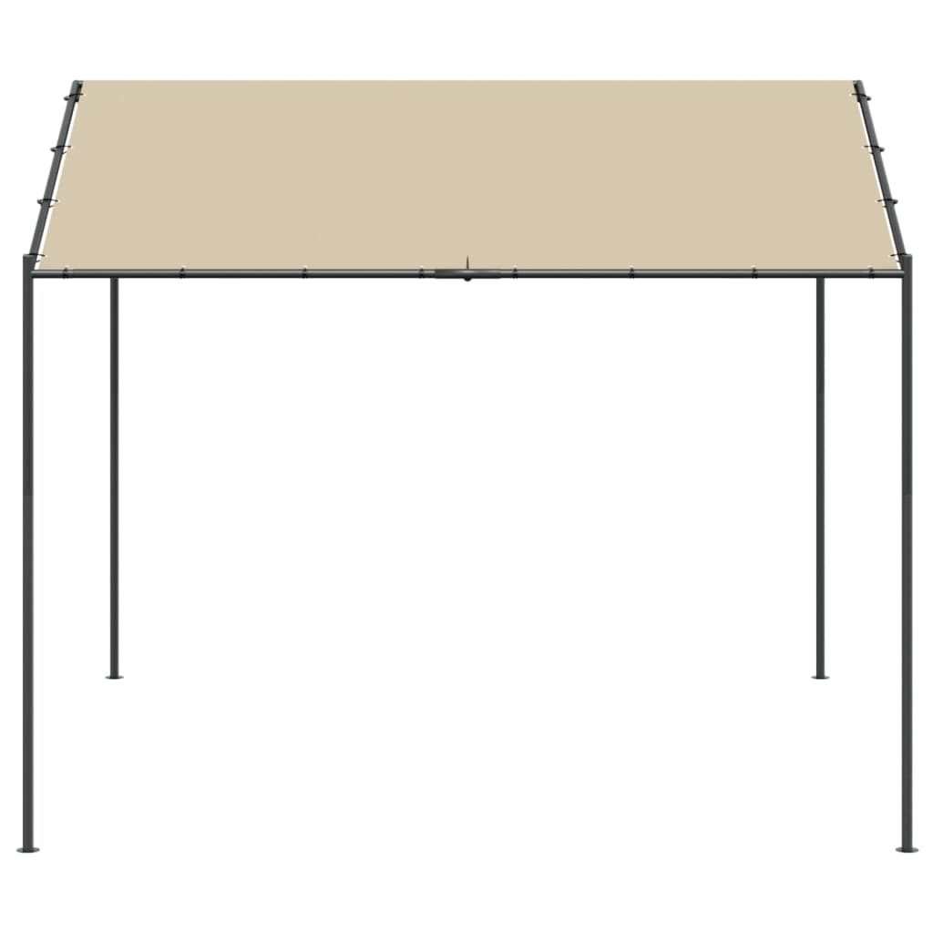 Carpa Acero Y Tela Beige 3X3 M