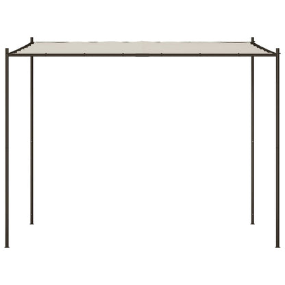 Cenador Acero Y Tela Blanco 3X3M 180 G/M²