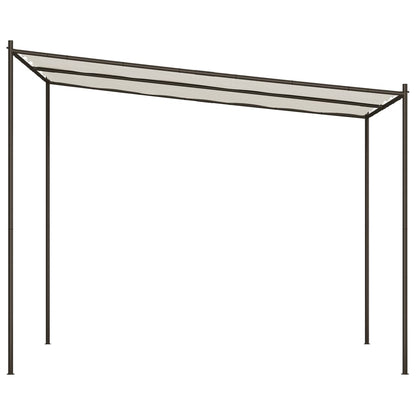 Cenador Acero Y Tela Blanco 3X3M 180 G/M²
