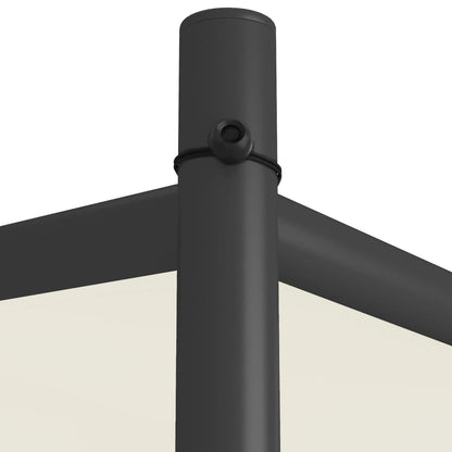Cenador Acero Y Tela Blanco 3X3M 180 G/M²