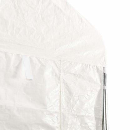 Cenador Con Techo Polietileno Blanco 2,28X2,23X2,69 M
