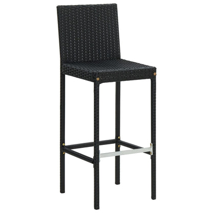 Taburetes De Cocina Con Cojines 6 Uds Ratán Sintético