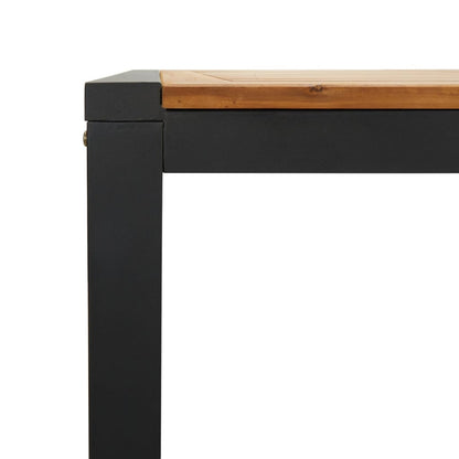 Mesa De Jardín Con Patas En U Madera Maciza Acacia