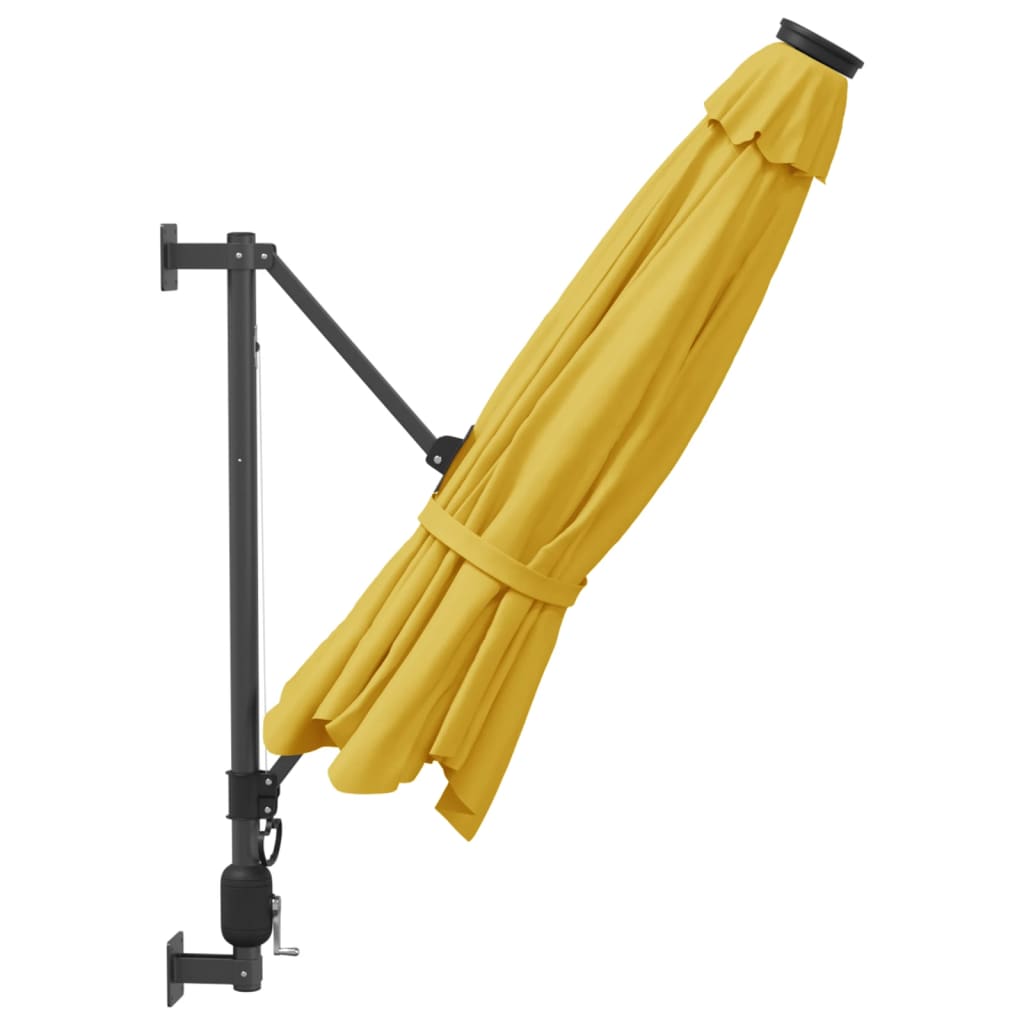 Sombrilla De Pared Con Led 290 Cm