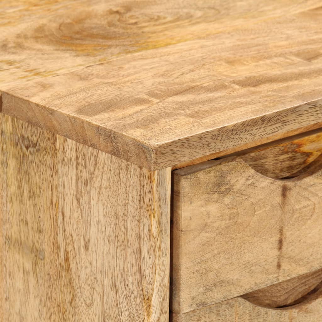 Escritorio Con Cajones Madera Maciza De Mango 110X47X76 Cm