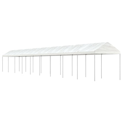 Cenador Con Techo Polietileno Blanco 2,28X2,23X2,69 M