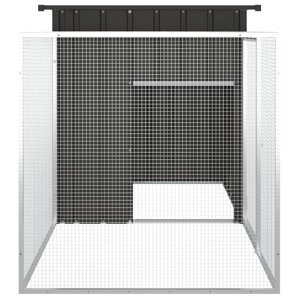 Jaula De Conejos Acero Galvanizado 200X91X100 Cm