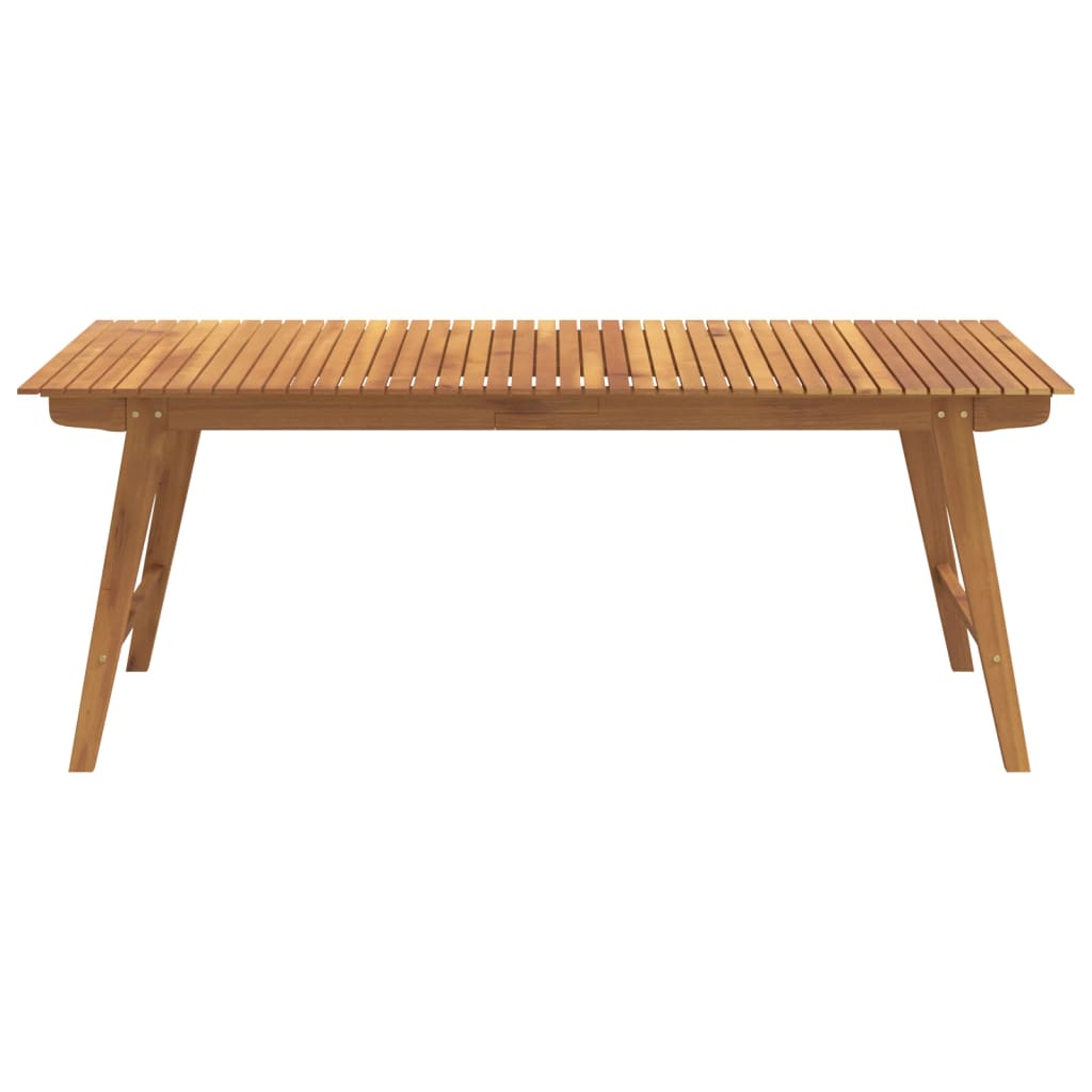 Mesa De Jardín Madera Maciza De Acacia