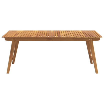 Mesa De Jardín Madera Maciza De Acacia