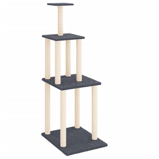 Rascador Para Gatos Con Postes De Sisal 149 Cm