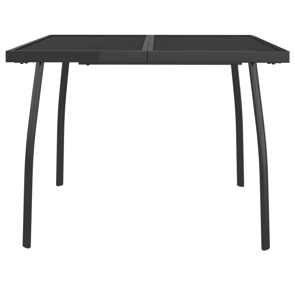 Mesa De Jardín Malla De Acero Gris Antracita