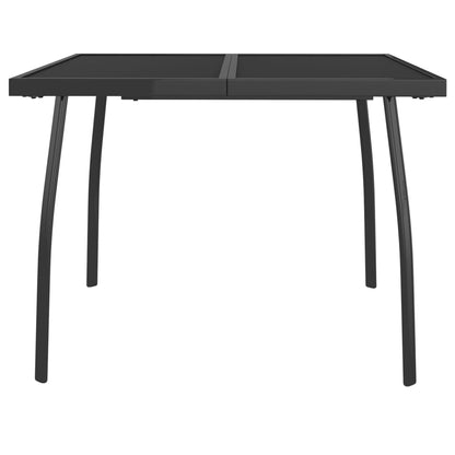 Mesa De Jardín Malla De Acero Gris Antracita