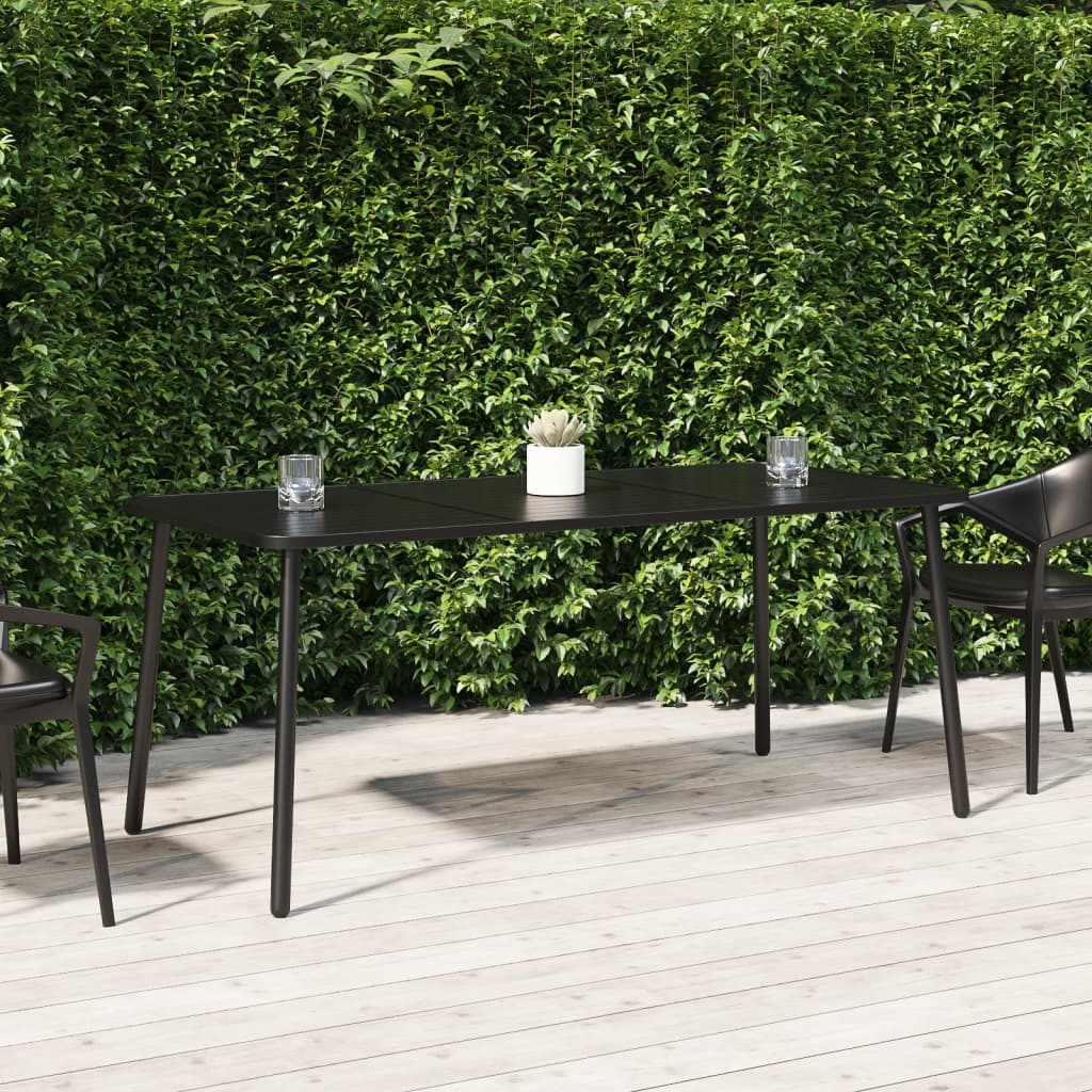 Mesa De Jardín Acero Gris Antracita