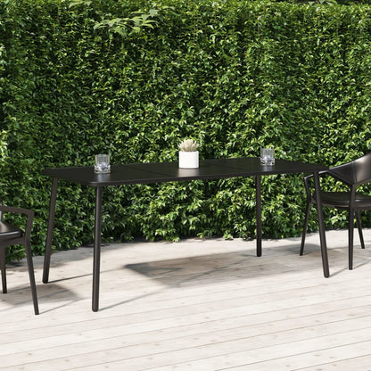 Mesa De Jardín Acero Gris Antracita