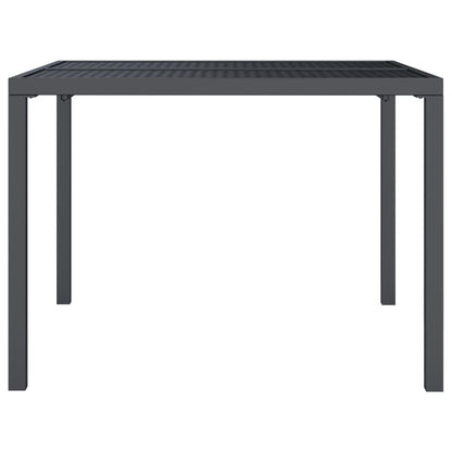 Mesa De Jardín De Acero Gris Antracita
