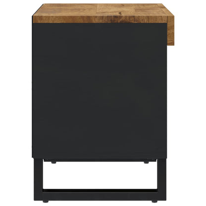 Mueble De Tv Madera Maciza De Mango 60X33X43,5 Cm