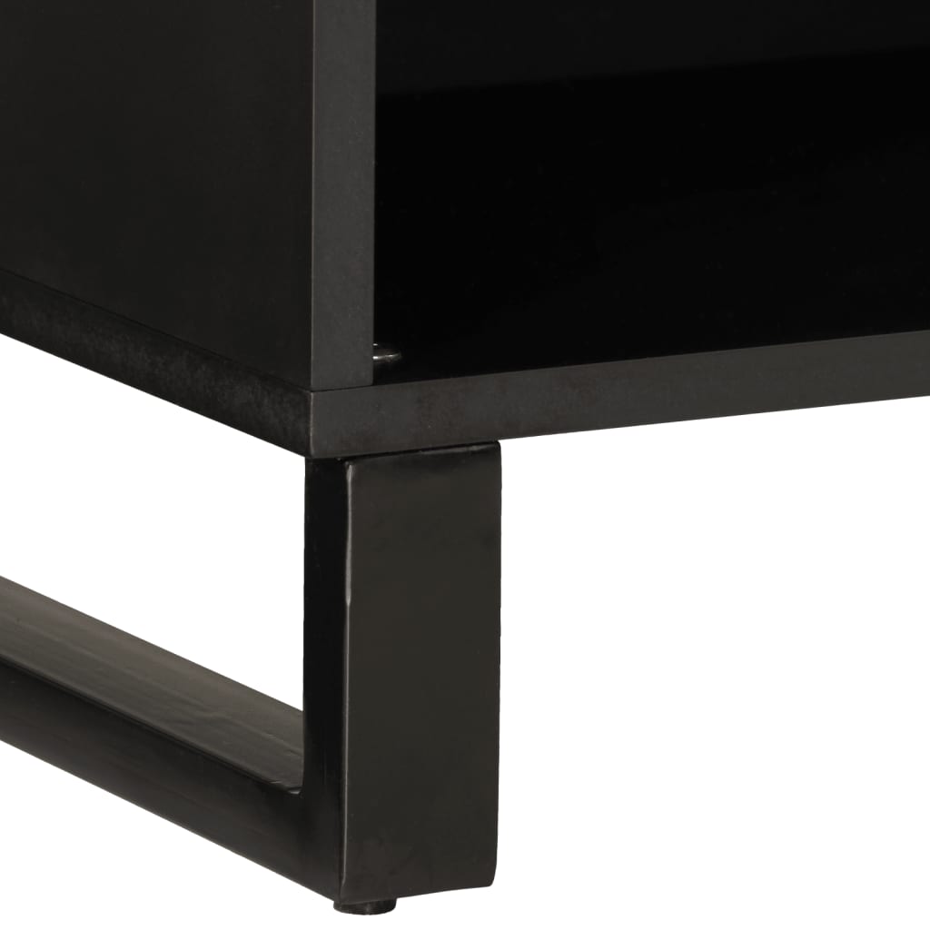 Mueble De Tv Madera Maciza De Mango 60X33X43,5 Cm