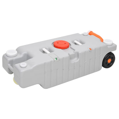 Depósito De Agua Con Ruedas Para Camping Gris 75 L