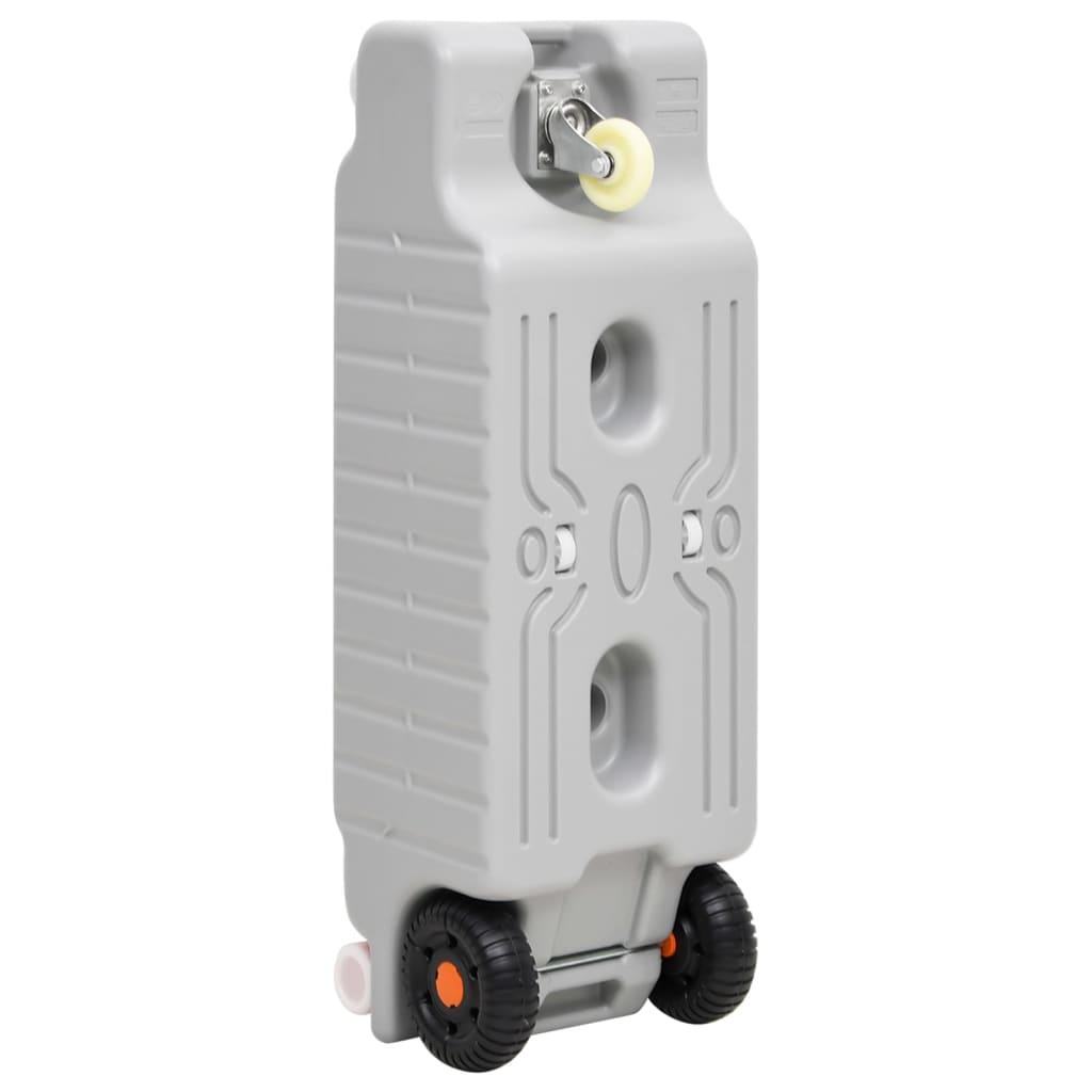 Depósito De Agua Con Ruedas Para Camping Gris 75 L