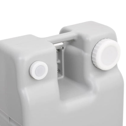 Depósito De Agua Con Ruedas Para Camping Gris 75 L