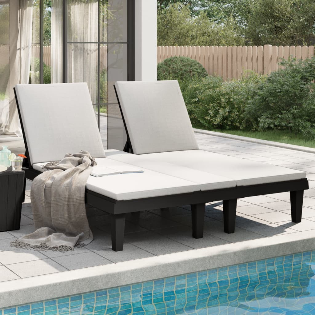 Tumbona Doble De Polipropileno 155X138X83 Cm