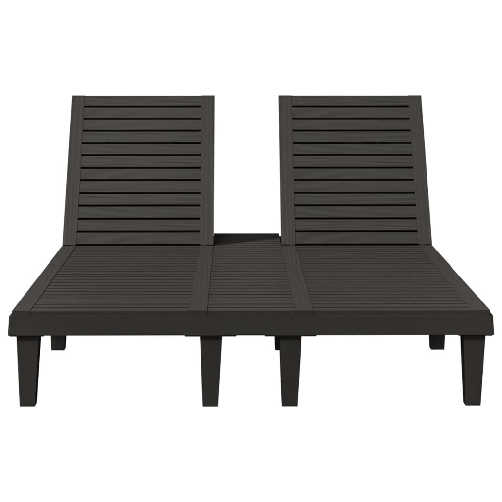 Tumbona Doble De Polipropileno 155X138X83 Cm