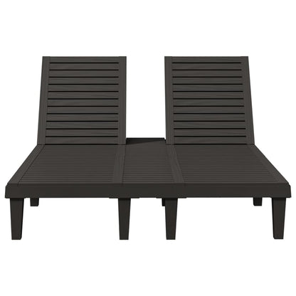 Tumbona Doble De Polipropileno 155X138X83 Cm