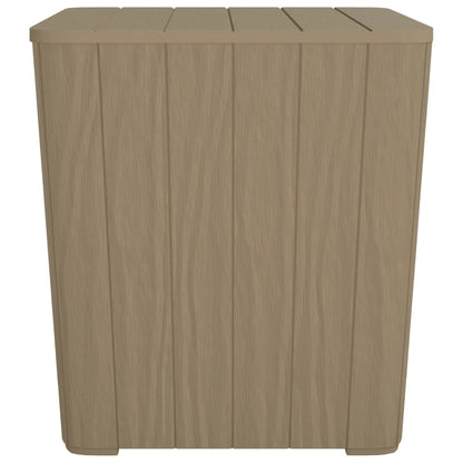 Mesa De Jardín Con Tapa Extraíble Polipropileno Claro