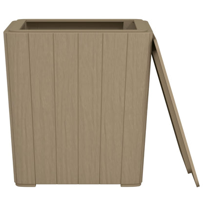 Mesa De Jardín Con Tapa Extraíble Polipropileno Claro