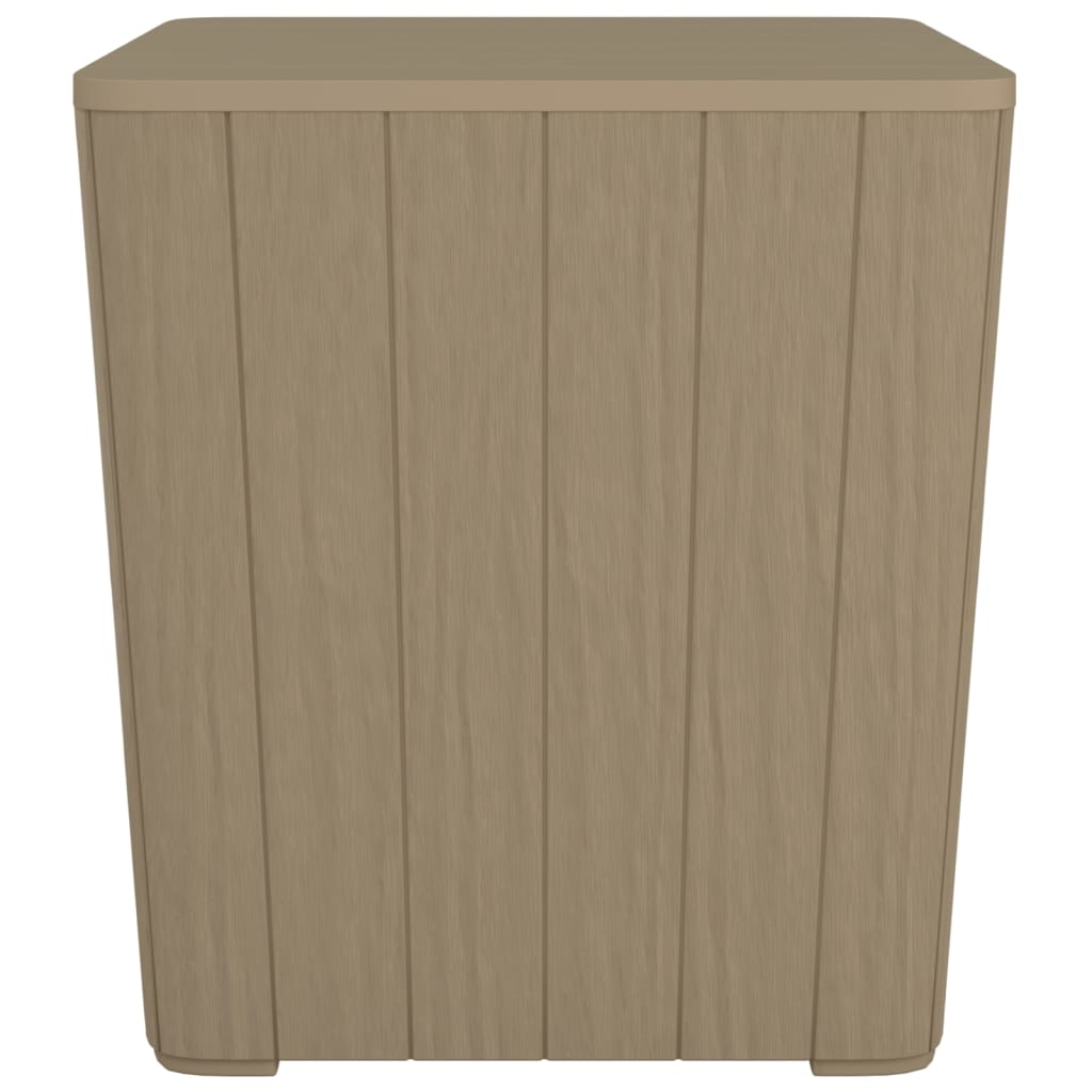 Mesa De Jardín Con Tapa Extraíble Polipropileno Claro
