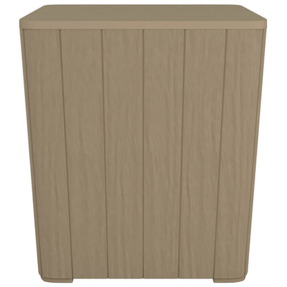 Mesa De Jardín Con Tapa Extraíble Polipropileno Claro