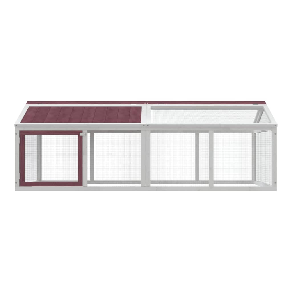 Corral De Animales Madera Maciza Pino 200X112,5X74 Cm