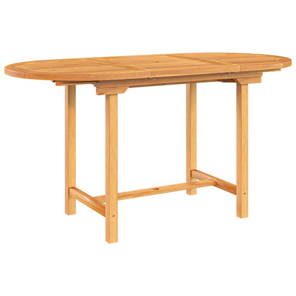 Mesa De Jardín Extensible Madera Maciza Teca 110-