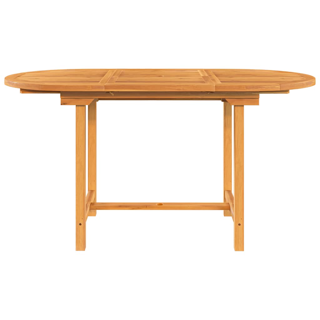 Mesa De Jardín Extensible Madera Maciza Teca 110-