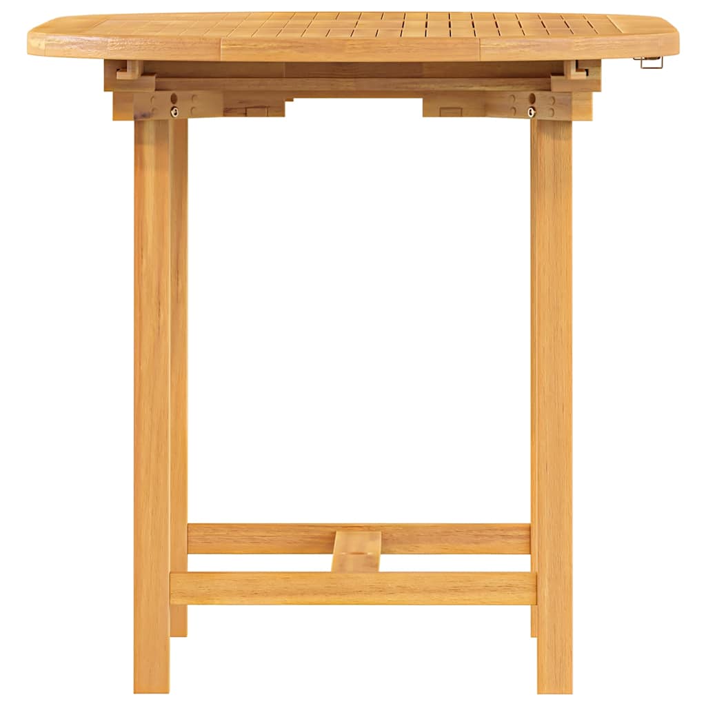 Mesa De Jardín Extensible Madera Maciza Teca 110-