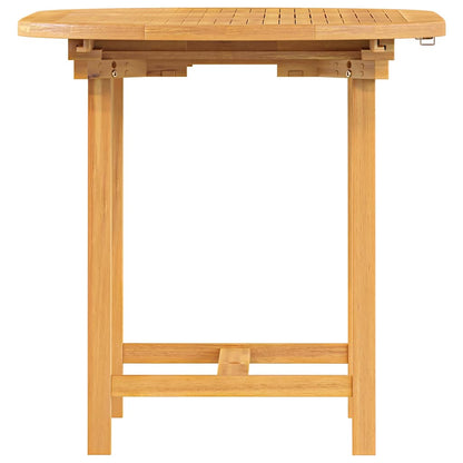 Mesa De Jardín Extensible Madera Maciza Teca 110-
